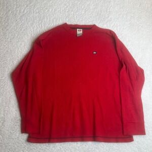 Y2K red ecko unlimited men's long sleeve thermal‎ skater layering Xl